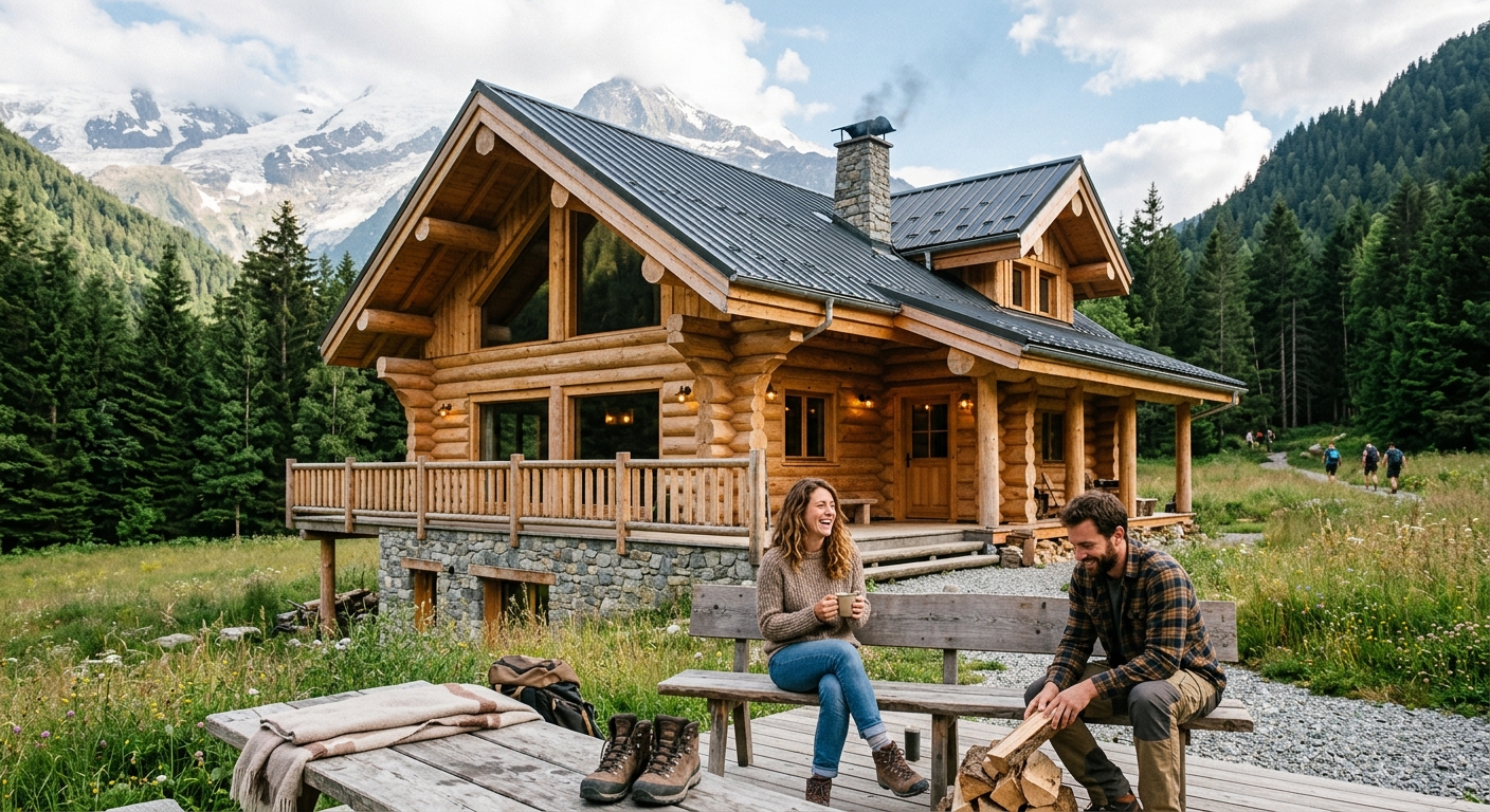Maison en fuste termin&eacute;e