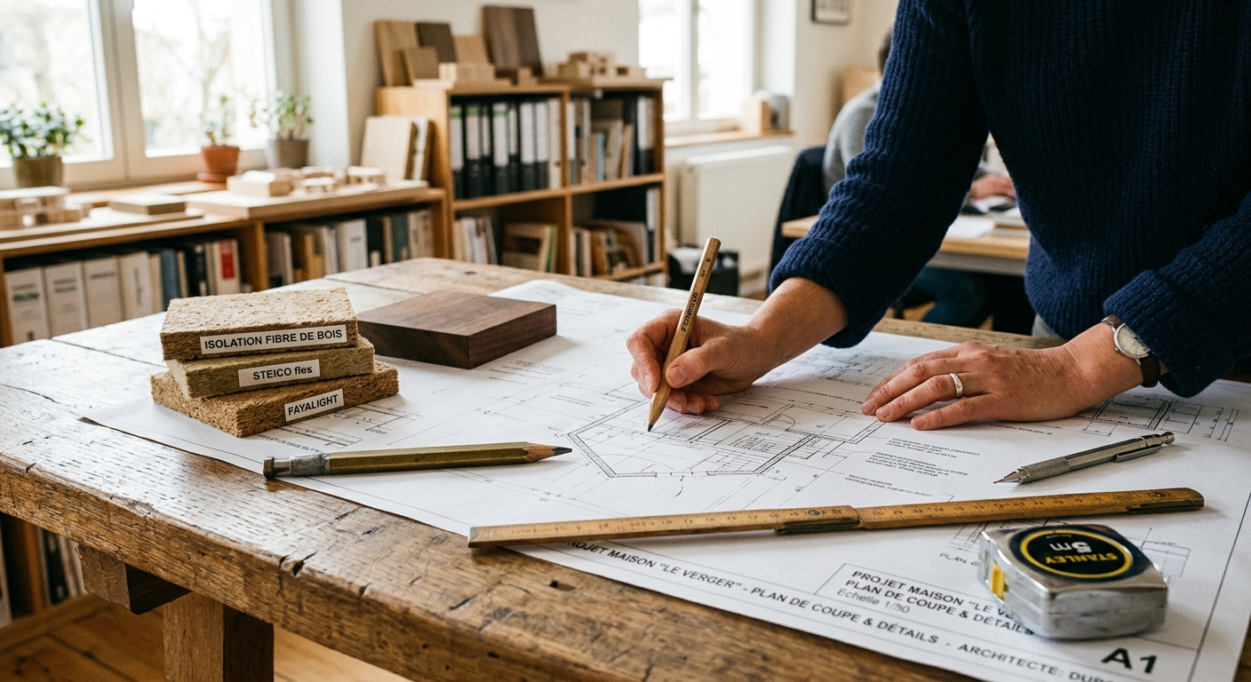 Plan et structure ossature bois